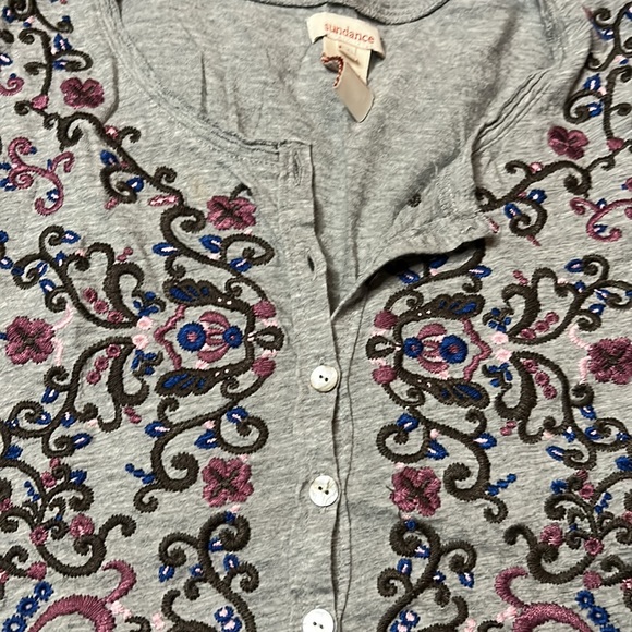 Sundance size M embroidered top - Picture 3 of 5